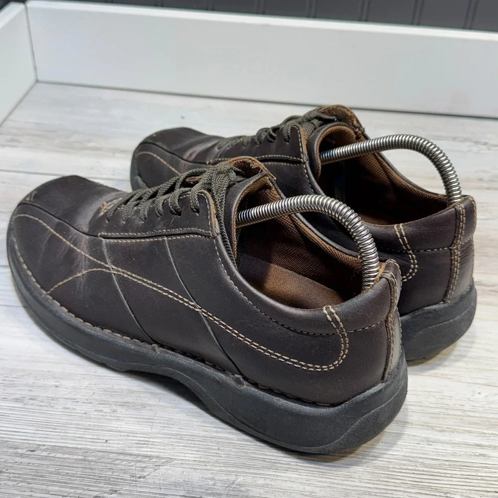 Vintage GBX‎ Shoe Men's 8M Brown Leather Chunky Oxford Lace Up Workwear Y2K